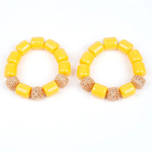 Artificial Coral Women Pendant Necklace Bracelets Earrings Suit African Wedding Jewelry Set Nigeria Bride Accessories Party Gift