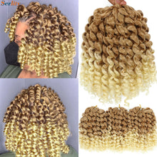 3 Packs Wand Curl Jamaican Bounce Crochet Hair 8inch T Purple 27 30 350 Bug Ombre Blonde Synthetic Jumpy Wand Curly Hair 60Roots