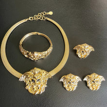 Jewelry Set Women Pendant Lion Fashion Necklace and Lion Bracelet Dubai Original Gold Plated Jewelry Women Necklace Set