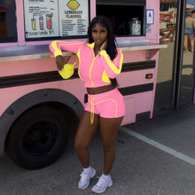 Women Patchwork 2 Piece Set Trendy Sporty Outfits