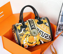 Large-capacity Women's Boston Barrel Handbags