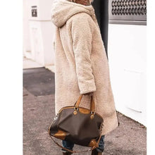 Winter Hooded Quilted Women's Solid Reversible Long Sleeve Thick