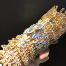 Crystal Women Handbags Luxury Designer Clutch Bags Diamond Handmade Wedding Bride Gift Clutch Purse Vintage Shiny Evening Clutch