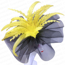 Kentucky Derby Big Fascinator Hat Women Wedding Elegant Feather Pillbox Cap Royal Party Headpiece Ladies Evening Church Chapeau