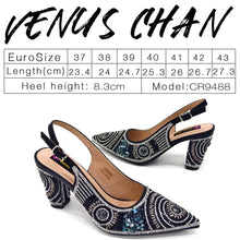 Spot Goods Elegant Streamlined Pointed Toe Women's Shoes Matching Flower Basket Handbag Party Women's Shoes And Bag Set