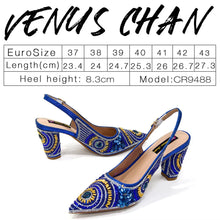 Spot Goods Elegant Streamlined Pointed Toe Women's Shoes Matching Flower Basket Handbag Party Women's Shoes And Bag Set