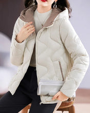 Winter Women Outerwear Hooded Cotton Parkas