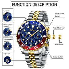 Men's Multi functional Waterproof Quartz Watch