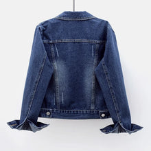 2023 Spring Autumn Women’s Denim Jacket Long Sleeve Overcoat Loose Denim Coat Button Outwear Jeans Jackets 5XL