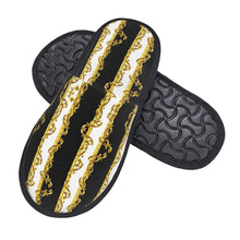 Custom Queen Of Absolutely Everything Gold Baroque Soft Memory Foam House Slippers Women Comfy Warm Anti-skid Sole Slipper