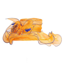 Women's Fascinators Organza Sun Hats Wide Brim Wedding Bride Tea Party Church Fedoras Hat