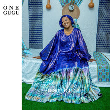 2025 New African Traditional Dashiki Basin Wedding Dress Origianl Print Bazin Riche Boubou Perfumed Gown Dresses