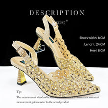 QSGFC New Shoes and Bags Matching Set 2024 Nigerian Women Heel Party for Women Fuchsia Colour Italian Design Wedding INS Design