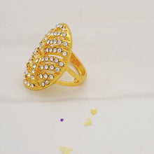 Dubai Gold Plated Jewelry Set Rhinestone Luxury Necklace Wedding Accessories Accessories