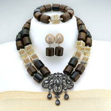 2024 Latest Resin Jewelry Sets Luxury French African Nigerian Wedding Bridal Party Beads 2024 Resin Jewelry sets
