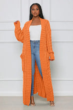 Women's Winter Loose Knitted Open Cardigan