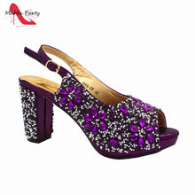2024 Fashion New Arrivals INS Hot Sale Full Crystal Shinning Shoes and Bag Set for Dress in Red Color Sandals Christmas Party