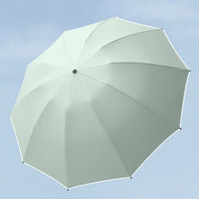 10 Ribs Inverted Automatic Umbrella for Rain Windproof Umbrella with Reflective Strip Fold Sun Compact UV Umbrella for Women Men