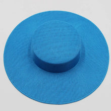 Ladies Fascinators Millinery Hat Base Party Wedding Fake Sinamay Hat Wide Brim DIY Kentucky Derby Headpiece Hair Accessories