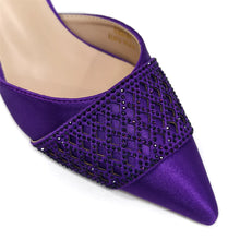 2025 New Elegant Nigerian Women’s Wine Colour Heeled Shoes and Rhinestone Handbag Set – Italian Design for Parties and Weddings
