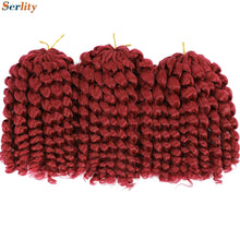 3 Packs Wand Curl Jamaican Bounce Crochet Hair 8inch T Purple 27 30 350 Bug Ombre Blonde Synthetic Jumpy Wand Curly Hair 60Roots