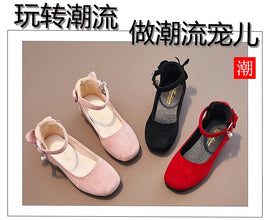 Girls Shoes New Summer Princess Shoes Fashion Bow Children Shoes Party Wedding Shows Shoes Beautiful Simple H972