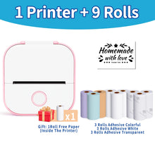 Phomemo T02 Portable Mini Thermal Printer Wirelessly BT 203dpi Photo Label Memo List Printing With USB Cable Imprimante Portable