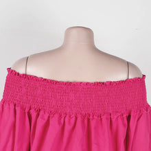 2023 Summer New Fashion Casual Women's Hot Selling Off Shoulder Bust Ruffled Dress
