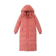 Women's Super Long Parkas Hooded Thick Long Sleeve Puffer Jacket