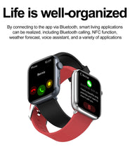 2025 AI Diagnosis NFC Smart Watch Women 1.85 inch AMOLED Blood pressure Heart Rate Temperature BT call Smartwatches Men For IOS