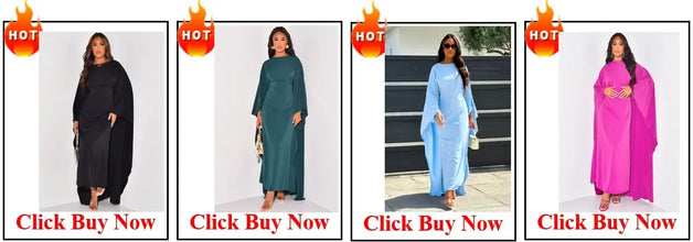 Fake Two-Piece African Dresses for Women 2025 Traditional Nigeria Mesh Hot Drill Caftan Dress Abaya Musulman Robe Femme Clothes