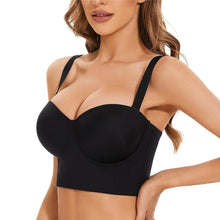 Anti Sagging Bralette Bras For Girls Women Low Back Slip Strapless Bra Longline Way Push Up Bra Open Back Wedding Underwear 섹시