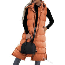 Women's Oversize Waistcoat Winter Hooded Quilted Vest