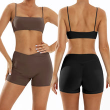 Butt Lifting Sports Set Shorts Gym Exercise Clothes Women's Yoga Suit For Fitness Short and Underwear Training Workout Tracksuit