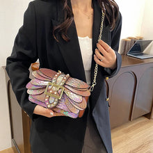 2024 New Handmade Rivet Butterfly Wing Crossbody Bag Women Designer Handbag And Purse Small Square Bag 8 Color Pu Leather Bags