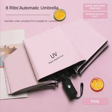 Mini Umbrella Folding Automatic Anti UV Rain Sun Umbrella Fashion Portable Windproof Light Women Men Children Parasol Umbrella