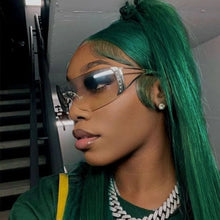 13X4 Dark Green Lace Front Wig Long Straight Synthetic Wig Long Green Colored Hair Lace Frontal Wigs for Women Heat Fiber
