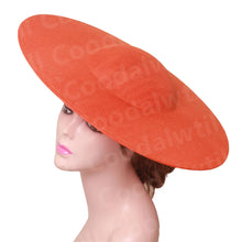 40CM Big Fascinators Base DIY Hair Accessories Hat Women Derby Wedding Headpiece Ladies Church Race Maillinery Cap Supplies