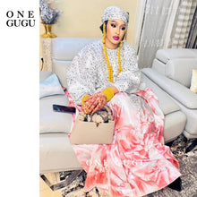 First Quality Printed African Traditional Dashiki Basin Wedding Dress Origianl Nigeria Bazin Riche Boubou Perfume Gown Long Robe