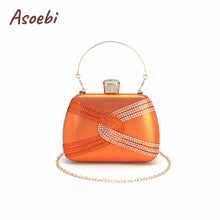 2024 High Quality Orange Color Peep Toe Butterfly Design Shoes Matching Bag Mature Ladies Party Women