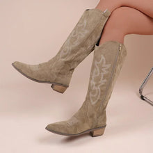 Embroidered Western Cowboy Boots for Women