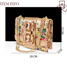 QSGFC Italian Sandals and Bags Matching Set 2024 Women Heel Party for Rose Gold Colour Wedding Bigger Size Thick Heel Shoes