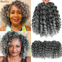 3 Packs Wand Curl Jamaican Bounce Crochet Hair 8inch T Purple 27 30 350 Bug Ombre Blonde Synthetic Jumpy Wand Curly Hair 60Roots