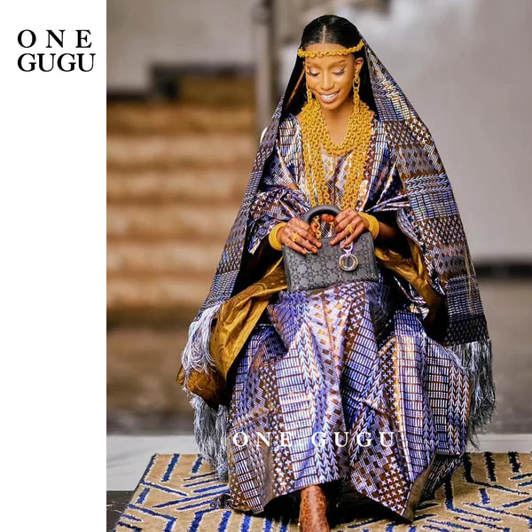 First Quality Printed African Traditional Dashiki Basin Wedding Dress Origianl Nigeria Bazin Riche Boubou Perfume Gown Long Robe