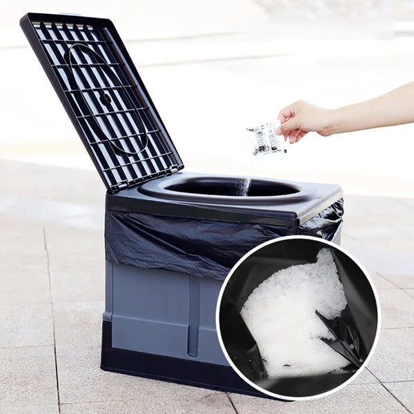 12Pcs Camping Toilet Chemicals Liquid Waste Gelling Deodorizing Powder Emergency Toilet Waste Treatment Portable Toilet Powder