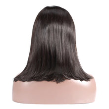 Straight Short Bob Wigs 13x4 Human Hair Lace Frontal Wigs 200% Remy Pre Plucked Transparent Lace 4x4 Short Bob Wigs For Women