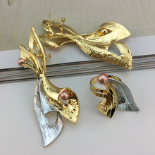 Brazilian Simple Style African Bride Light Weight Colorful Necklace Latest Luxury Jewelry Set For Women Party FHK19283