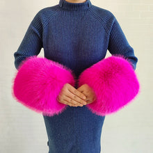 Women's Warm Fluffy Shawl Fashionable Artificial Fluffy Collar Scarve