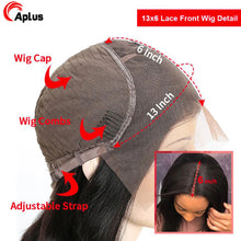 Yaki Straight Wig 360 Lace Frontal HD Human Hair Wigs Full Lace Kinky Straight Wigs Human Hair 13x6 Lace Front Brazilian Wigs