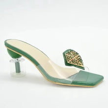 New Arrival Italian Women Shoes Decorated with Rhinestone Open Toe Pumps Luxery Shoes Women Nigerian Women Party Pumps